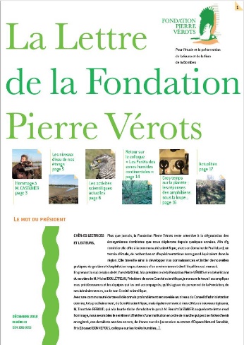 La Lettre de la Fondation Pierre Vérots